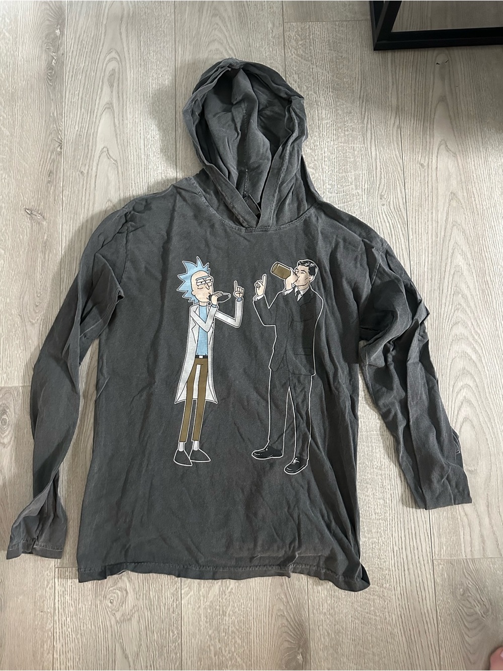 Rick & Morty and archer hoodie size small